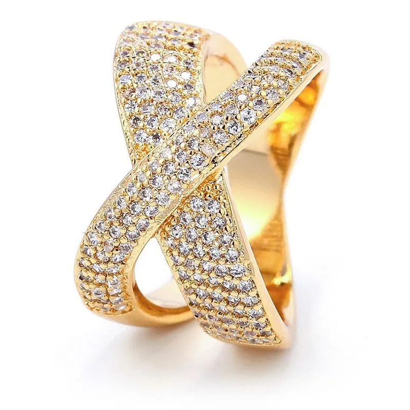 Fashion Pave Ring Antik